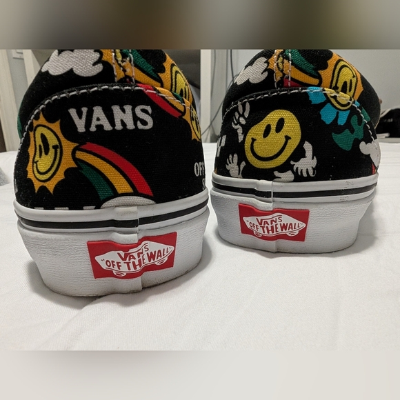 Vans Black Slip-On Sneakers 'Better days' Size 9M/10.5W - Picture 3 of 5